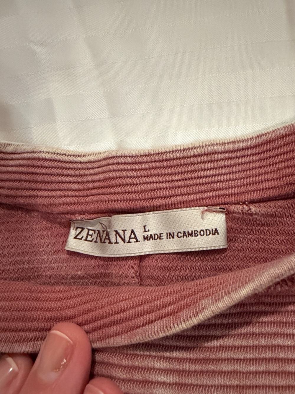Zenana Outfitters Dusty Rose Ribbed Top - Picture 2 of 10
